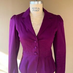 H&M Deep Purple Women's Blazer